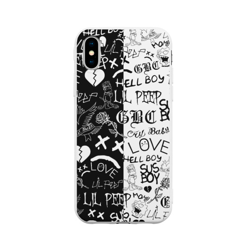 Чехол для iPhone X матовый LIL PEEP LOGOBOMBING Фото 01 Чехол для iPhone X матовый LIL PEEP LOGOBOMBING Фото 01