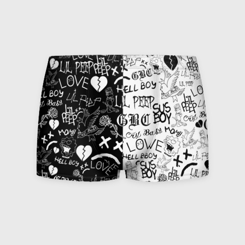 Мужские трусы 3D LIL PEEP LOGOBOMBING Фото 01 Мужские трусы 3D LIL PEEP LOGOBOMBING Фото 01