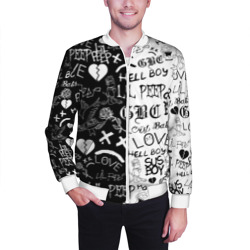 Мужской бомбер 3D Lil Peep logobombing - фото 2