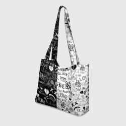 Пляжная сумка 3D Lil Peep logobombing - фото 2