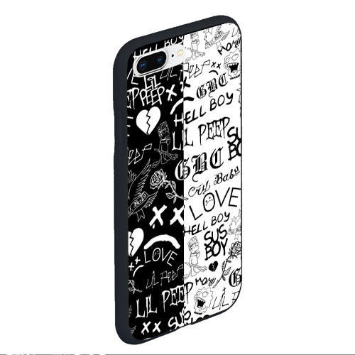Чехол для iPhone 7/8 Plus матовый LIL PEEP LOGOBOMBING Фото 01 Чехол для iPhone 7/8 Plus матовый LIL PEEP LOGOBOMBING Фото 01
