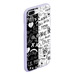 Чехол для iPhone 7Plus/8 Plus матовый Lil Peep logobombing - фото 2