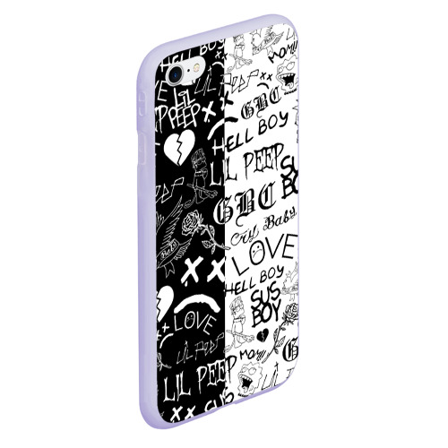 Чехол для iPhone 6/6S матовый LIL PEEP LOGOBOMBING Фото 01 Чехол для iPhone 6/6S матовый LIL PEEP LOGOBOMBING Фото 01