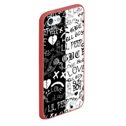 Чехол для iPhone 5/5S матовый Lil Peep logobombing - фото 2