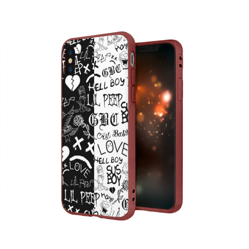 Чехол для iPhone X матовый LIL PEEP LOGOBOMBING Фото 01 Чехол для iPhone X матовый LIL PEEP LOGOBOMBING Фото 01