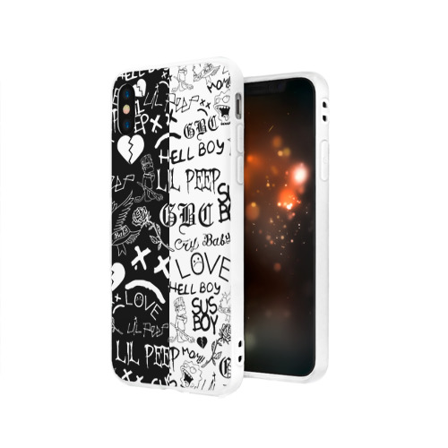 Чехол для iPhone X матовый LIL PEEP LOGOBOMBING Фото 01 Чехол для iPhone X матовый LIL PEEP LOGOBOMBING Фото 01