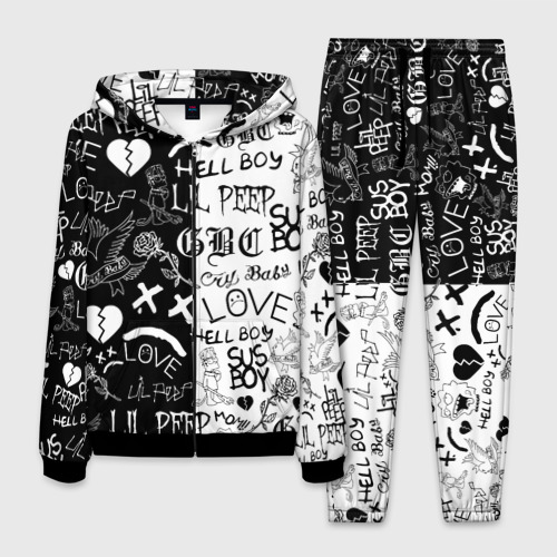 Мужской костюм 3D LIL PEEP LOGOBOMBING Фото 01 Мужской костюм 3D LIL PEEP LOGOBOMBING Фото 01