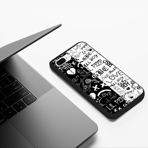 Чехол для iPhone 7/8 Plus матовый LIL PEEP LOGOBOMBING Фото 01 Чехол для iPhone 7/8 Plus матовый LIL PEEP LOGOBOMBING Фото 01