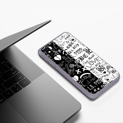 Чехол для iPhone XS Max матовый LIL PEEP LOGOBOMBING Фото 01 Чехол для iPhone XS Max матовый LIL PEEP LOGOBOMBING Фото 01