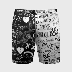 Мужские шорты спортивные Lil Peep logobombing