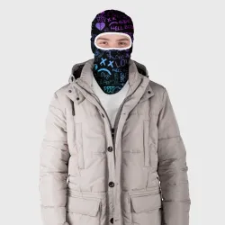 Балаклава 3D LIL Peep neon Лил Пип неон - фото 2
