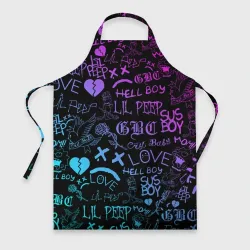 Фартук 3D LIL Peep neon Лил Пип неон