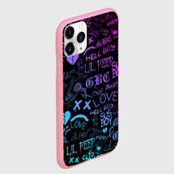 Чехол для iPhone 11 Pro Max матовый LIL Peep neon Лил Пип неон - фото 2