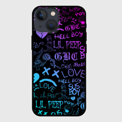 Чехол для iPhone 13 mini LIL Peep neon Лил Пип неон