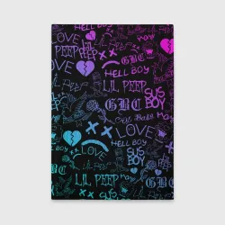 Обложка для автодокументов LIL Peep neon Лил Пип неон