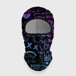 Балаклава 3D LIL Peep neon Лил Пип неон