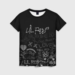 Женская футболка 3D LIL Peep Лил Пип