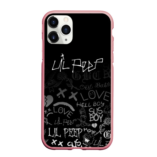 Чехол для iPhone 11 Pro Max матовый LIL Peep Лил Пип, цвет баблгам