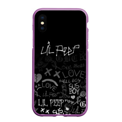 Чехол для iPhone XS Max матовый LIL Peep Лил Пип