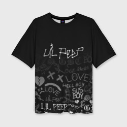 Женская футболка oversize 3D LIL Peep Лил Пип