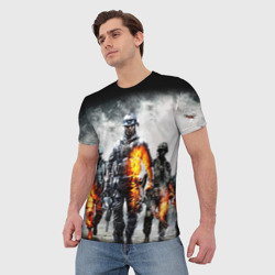 Мужская футболка 3D Battlefield Батлфилд - фото 2