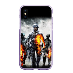 Чехол для iPhone XS Max матовый Battlefield Батлфилд