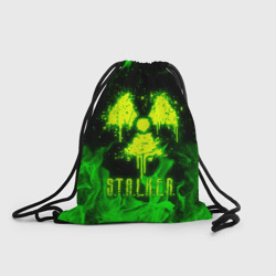 Рюкзак-мешок 3D Зеленый огонь Stalker 2