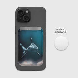 Картхолдер Magsafe магнитный Акула - фото 2