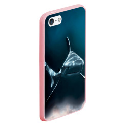 Чехол для iPhone 5/5S матовый Акула - фото 2