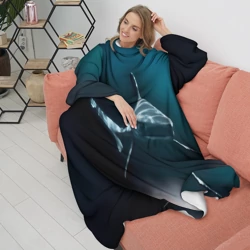 Плед с рукавами Акула - фото 2