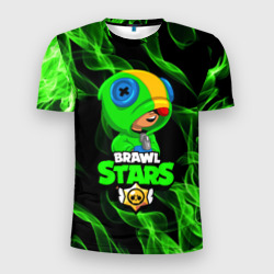 Мужская футболка 3D Slim Brawl Stars: Leon