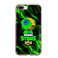 Чехол для iPhone 7Plus/8 Plus матовый Brawl Stars: Leon