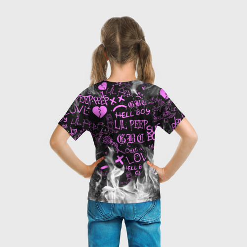 Детская футболка 3D LIL PEEP, цвет 3D печать - фото 6