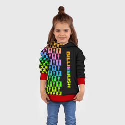 Детская толстовка 3D Billie Eilish half pattern - фото 2