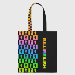 Шоппер 3D Billie Eilish half pattern