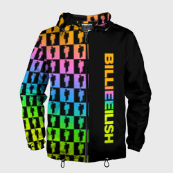 Мужская ветровка 3D Billie Eilish half pattern