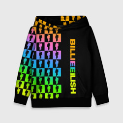 Детская толстовка 3D Billie Eilish half pattern