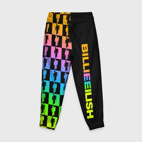 Детские брюки 3D Billie Eilish half pattern, цвет 3D печать