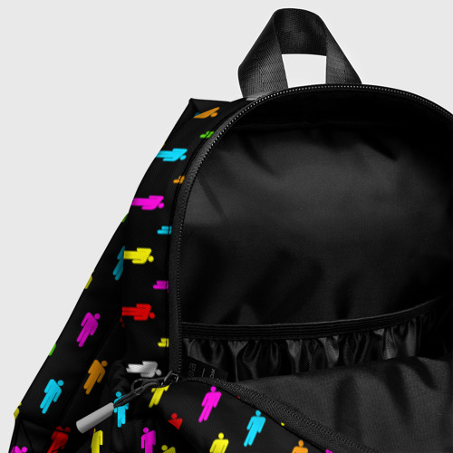Детский рюкзак 3D с принтом Billie Eilish pattern, фото #4