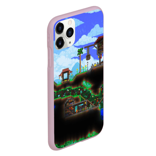 Чехол для iPhone 11 Pro матовый Terraria exclusive, цвет розовый - фото 3