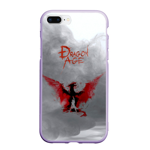 Чехол для iPhone 7Plus/8 Plus матовый Dragon Age, цвет светло-сиреневый