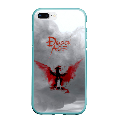 Чехол для iPhone 7Plus/8 Plus матовый Dragon Age, цвет мятный