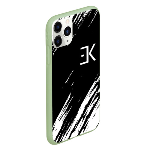 Чехол для iPhone 11 Pro матовый Егор Крид, цвет салатовый - фото 3