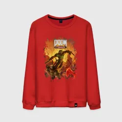 Мужской свитшот хлопок Doom Дум