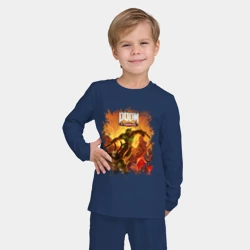 Детская пижама с лонгсливом хлопок Doom Дум - фото 2