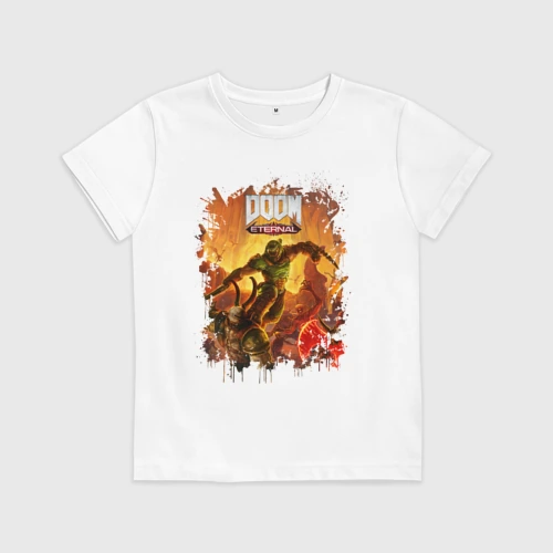 Детская футболка хлопок Doom Дум