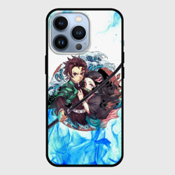 Чехол для iPhone 13 Pro Клинок рассекающий демонов demon Slayer Kimetsu no Yaiba