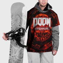 Накидка на куртку 3D Doom и пентаграмма