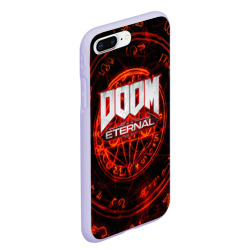 Чехол для iPhone 7Plus/8 Plus матовый Doom и пентаграмма - фото 2