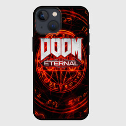 Чехол для iPhone 13 mini Doom и пентаграмма